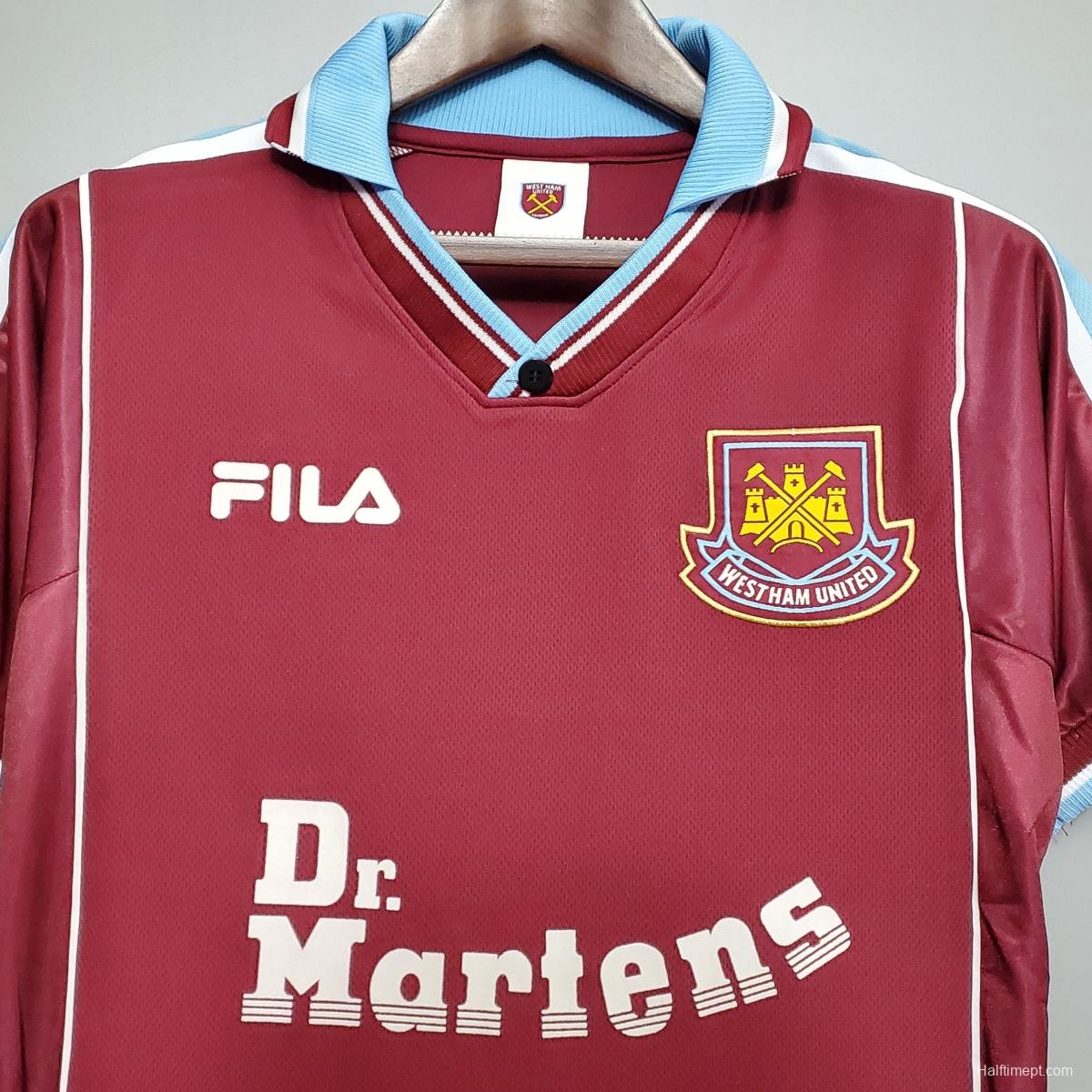 Retro 99/01 West Ham United Home Jersey