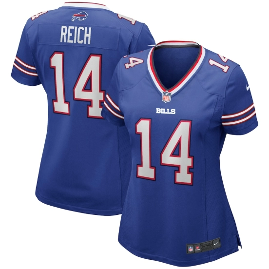 Women's Frank Reich Royal Retired Player Limited Team Jersey