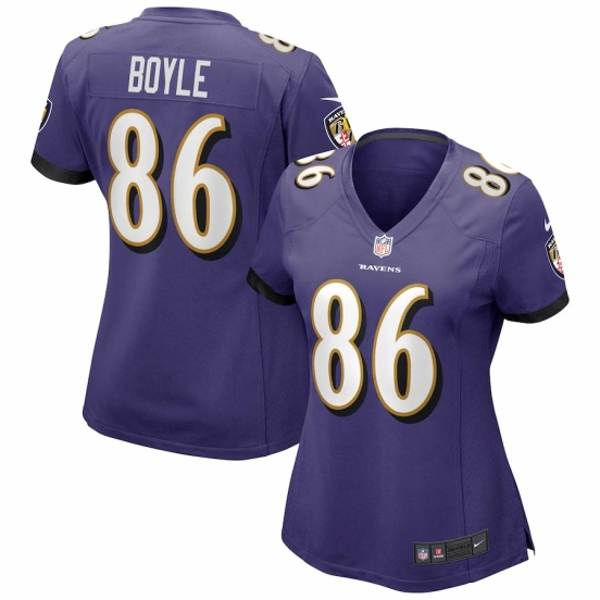 Women's Nick Boyle Purple Player Limited Team Jersey