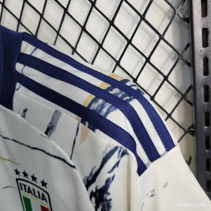 Retro 2023 Italy Away White Jersey