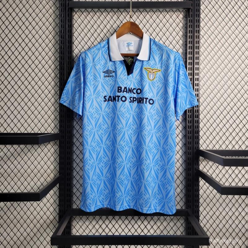 Retro 91/92 Lazio Home Jersey