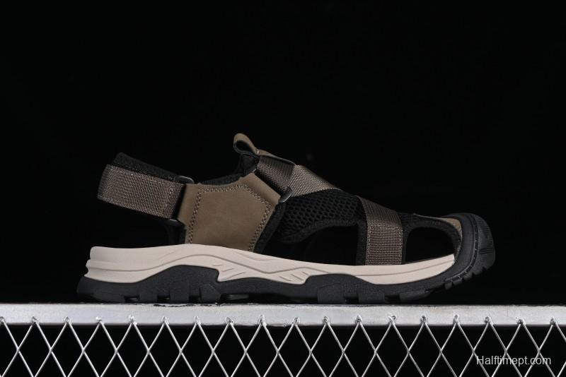 Ecco Offroad Series 2024 Summer New Casual Men's Sandals with Soft Leather Upper and Mesh - 63131501002