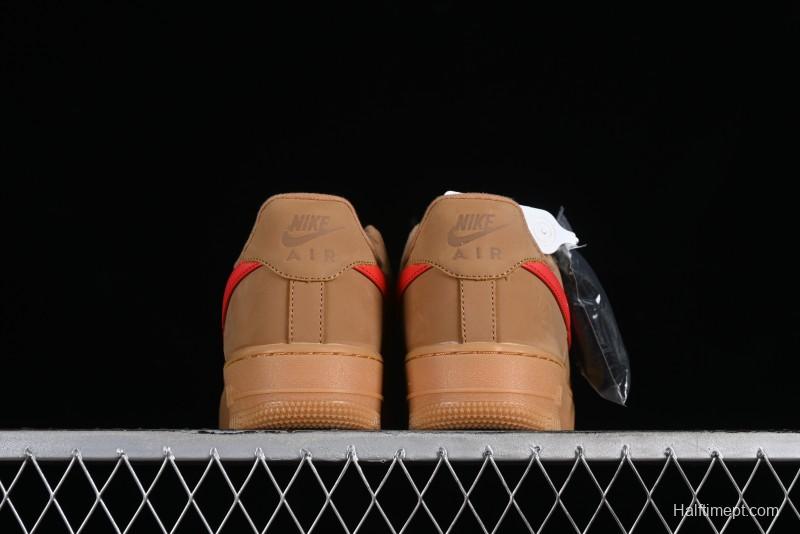 Nike Air Force 1 '07 Low Wheat Color Low-Top Sneakers - FZ7372-300