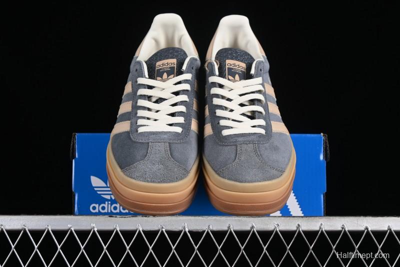 Adidas Originals Gazelle Bold IE0428 Low-Top Sneakers with Thick Sole for Casual Wear Anti-Slip and Durable - IE0428