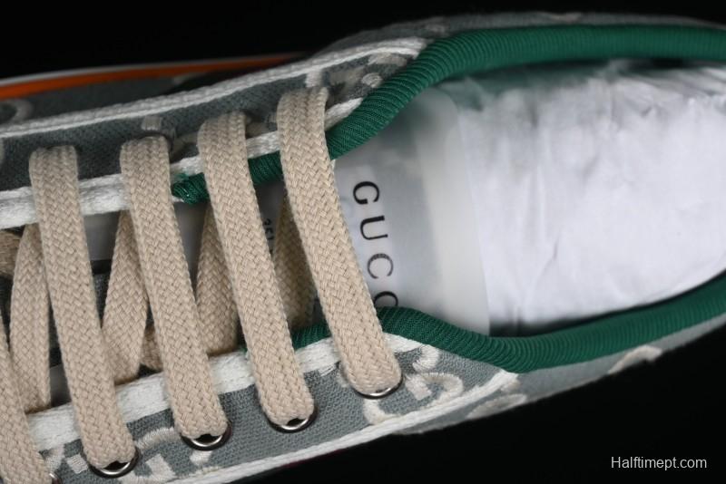 Gucci Tennis 1977 Print Sneaker Retro Casual Canvas Shoes - 02JPO9064