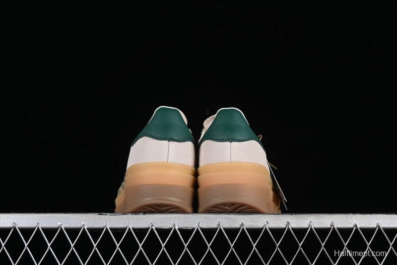 Adidas Originals Gazelle Bold ID7056 Low-Top Sneakers with Thick Sole for Casual Wear, Slip-Resistant and Durable - ID7056