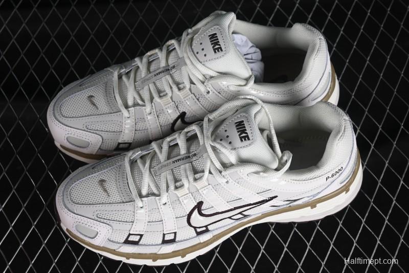 Nike P-6000 Retro Casual Sport Dad Shoes with Layered Design and Lightweight Body - HF0728-201