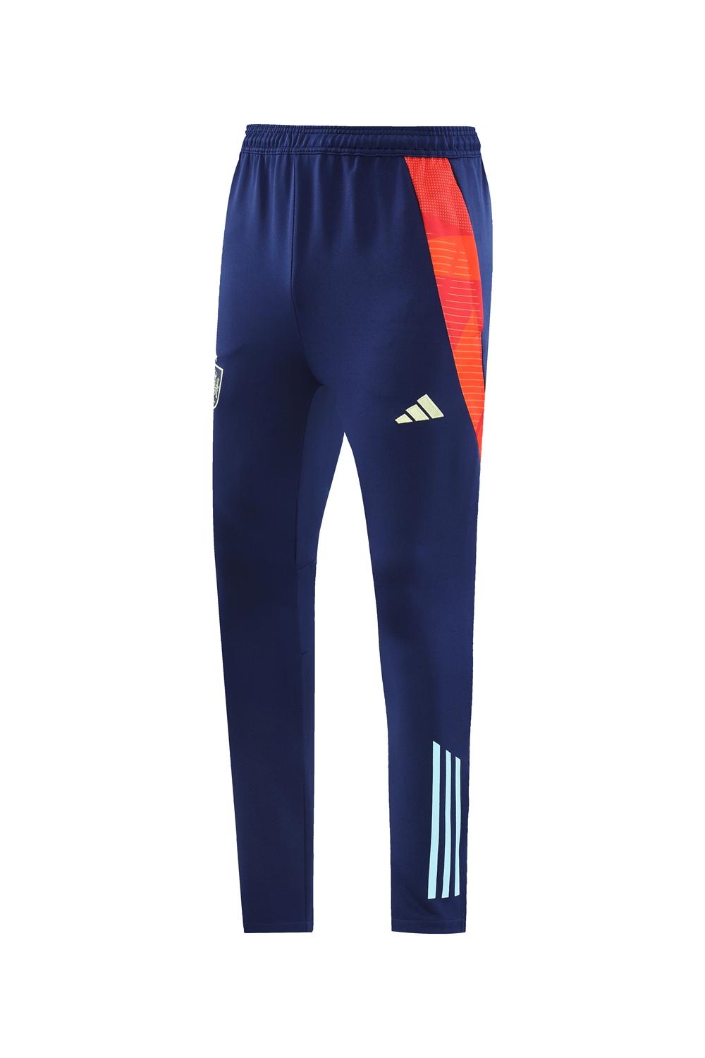 2024 Spain Navy Full Zipper Jacket +Long Pants