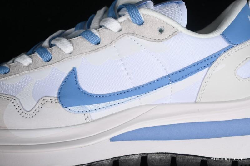 Nike Sacai VaporWaffle 3.0 Deconstructed Sneakers with Overlapping Swoosh and Double Tongue - DD1875-101