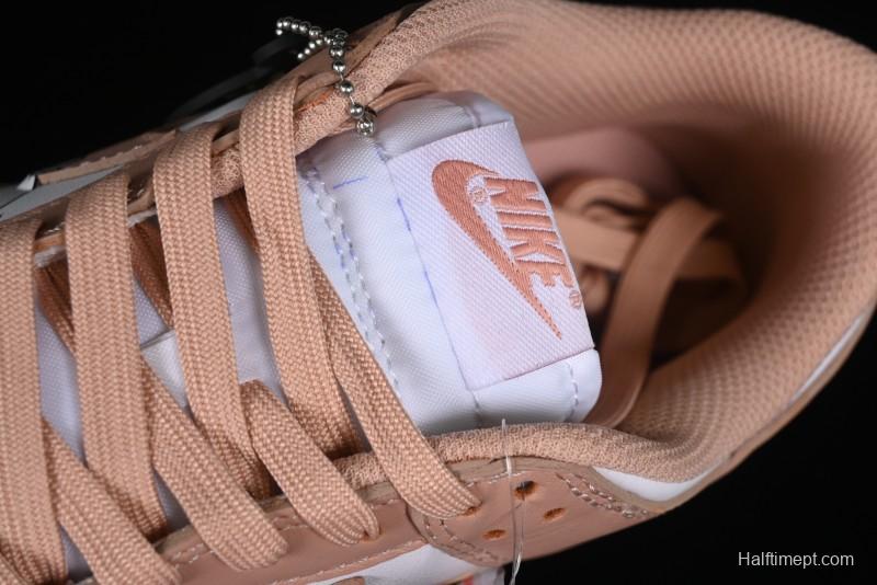 Nike Dunk Low SB Casual Sneakers with Knit Cat and Rose Pink Design - DD1503-118