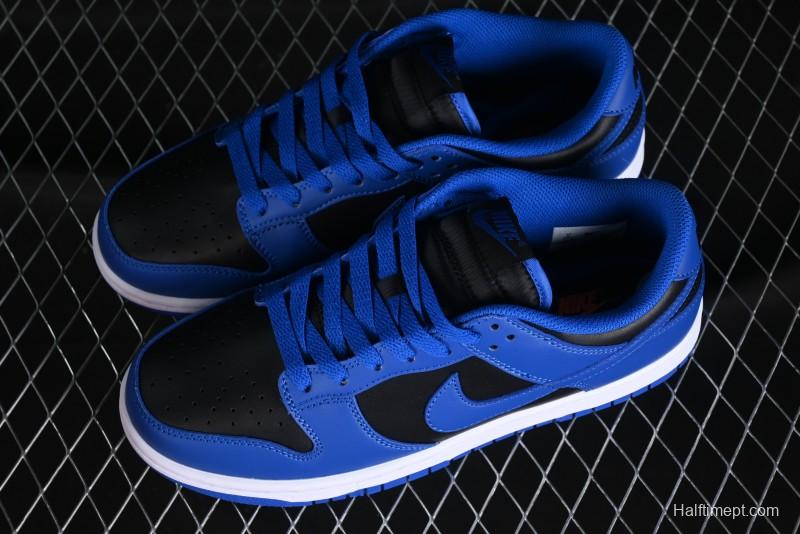 Nike SB Dunk Low Black Blue Colorway Low-Top Casual Skateboarding Shoes - CW1590-001