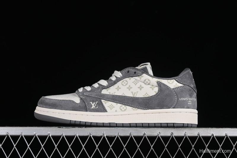 Nike Air Jordan 1 Low OG SP Travis Scott x Fragment Design Collaboration Sneakers - SJ2068-001