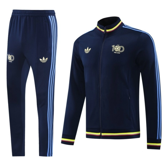 2024 Colombia Navy Full Zipper Jacket +Long Pants