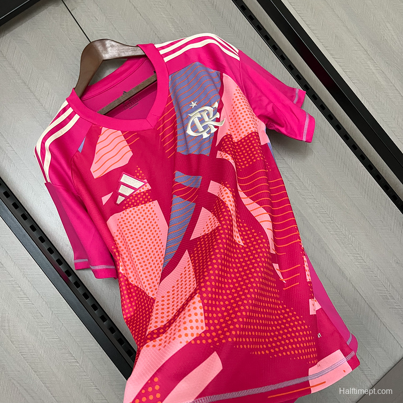25/26 Flamengo Goalkeeper Pink Jersey S-XXXXL
