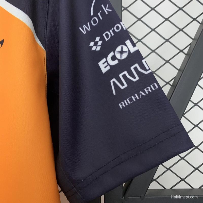 2025 Polo F1 Formula Orange Mclaren Norris Jersey