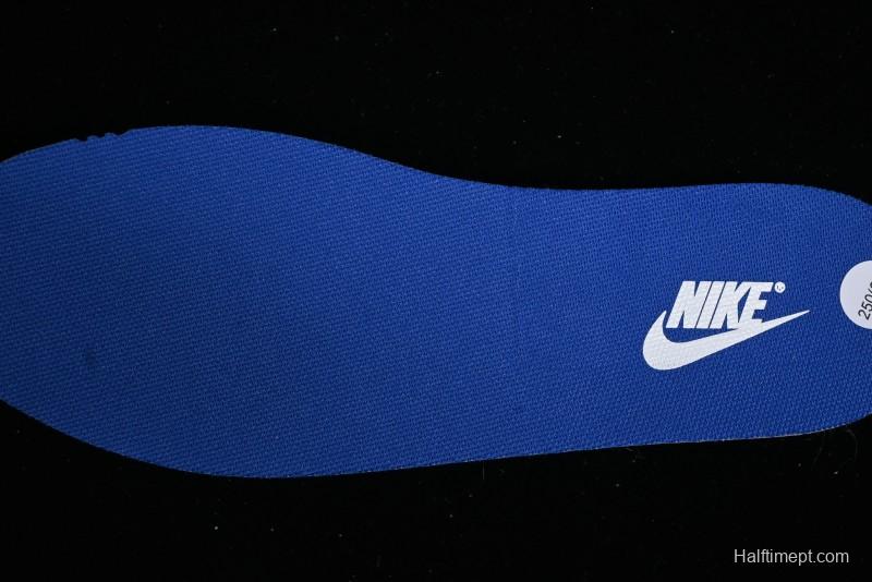 Nike SB Dunk Low Casual Skate Shoes in Black, White, and Blue - FQ8826-100