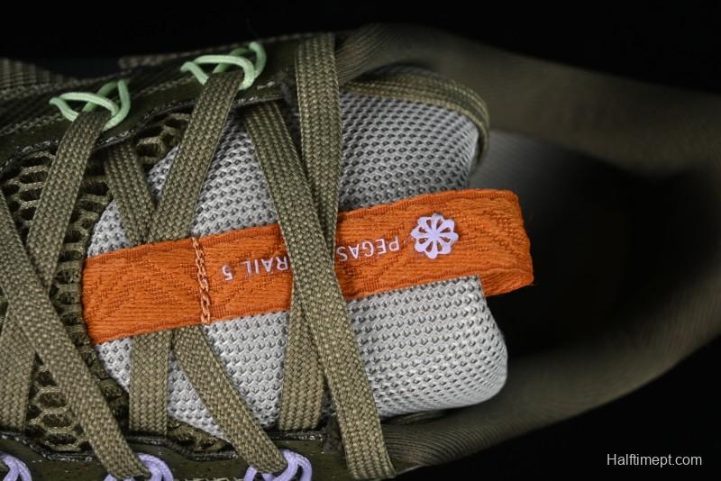 Nike Pegasus Trail 5 Off-Road Series Lightweight Comfortable Durable Low-Top Running Shoes - DV3864-200