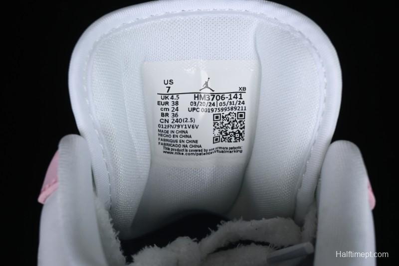 Nike Air Jordan 1 Low "White/Pink Foam/Glacier Blue" Casual Sneakers - HM3706-141