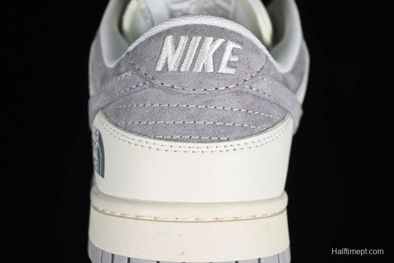 Nike SB Dunk Low The North Face Collaboration - Beige Suede Anniversary High-End Custom Low-Top Casual Skate Shoes - XD6188-020