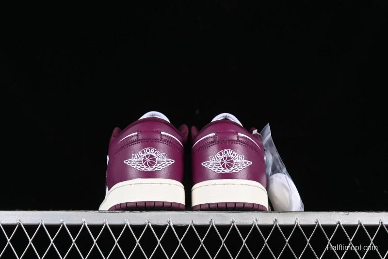 Nike Air Jordan 1 Low AJ1 White Rose Pink Low Top Casual Sneakers DC0774-161