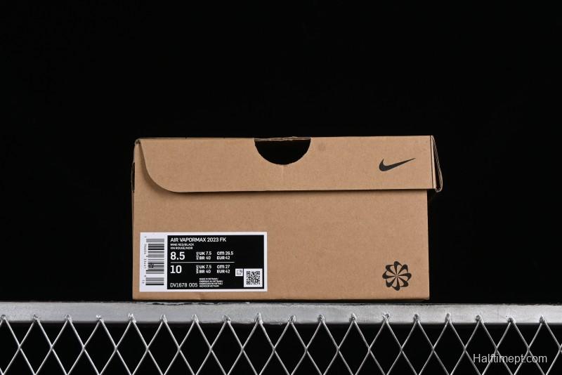 Nike Vapormax 2023 Flyknit Breathable Casual Running Shoes with Full-Length Air Cushion - DV1678-005