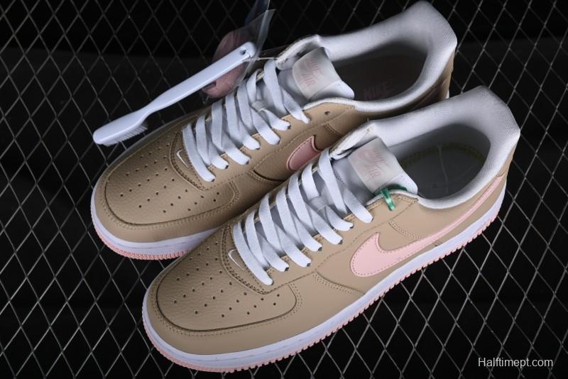 Nike Air Force 1 '07 Low Casual Sneakers with Full-Length Air Cushion - 845053-201