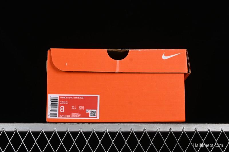 Nike HyperSet Lightweight Low-Top Training Basketball Shoes with React Foam and Flywire - DJ4473-100