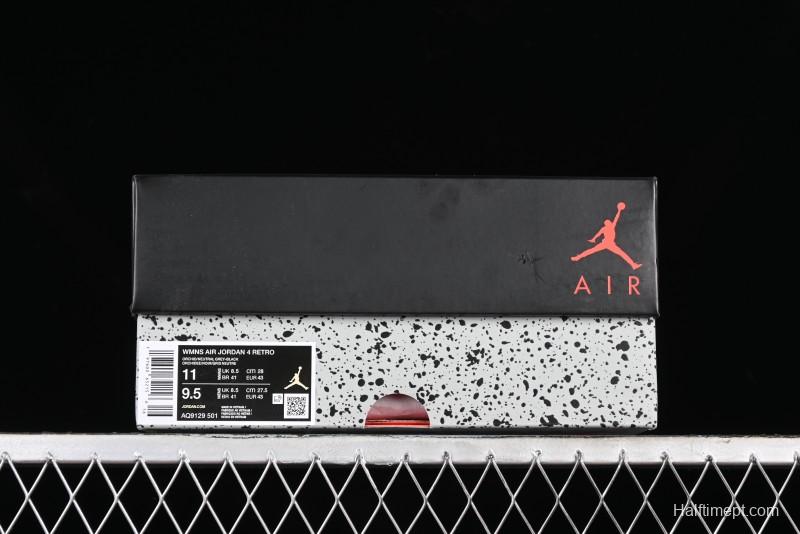 Nike Air Jordan 4 Retro Orchid Purple Men's Basketball Shoes - AQ9129-501