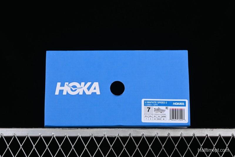 Hoka Mafate Speed 2 Lightweight Trail Running Shoes with Fresh Foam Midsole and Vibram Outsole - 1126851 OPR