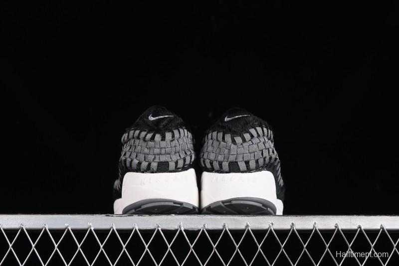 Nike Air Footscape Woven Asymmetrical Weave Slip-Resistant Low-Top Lifestyle Sneakers - FB1959-001