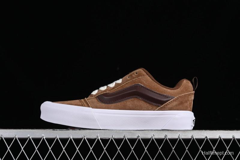 Vans Classics Knu Skool Retro Sneakers with Enlarged Toe and Thickened Trim - VN0009QCLC5