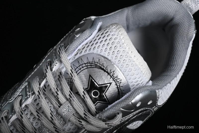 Dior Chrono Round Toe Lace-Up Lifestyle Casual Running Sneakers - 59K GREY