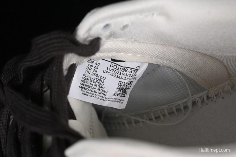 Stussy x Nike SB Dunk Low Anniversary Customized Casual Sneakers in Off-White Black Swoosh - DQ1098-378