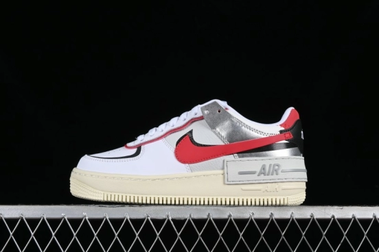 Nike Air Force 1 Shadow Lightweight Elevated Low-Top Casual Sneakers - FN6335-100