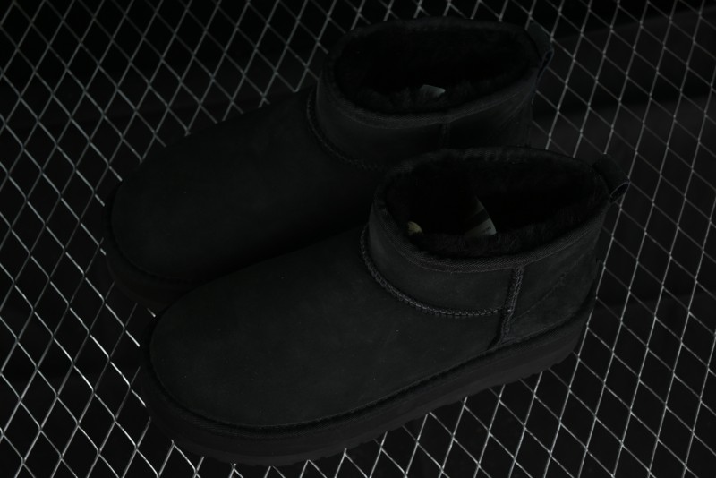 UGG Classic Ultra Mini Platform 3CM Wool Blend Mini Short Boots - 1135092