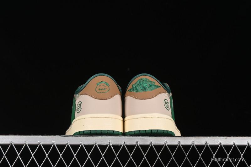 Nike Travis Scott x Fragment Design x Air Jordan 1 Low OG SP AJ1 Retro Sneakers - JH6088-611