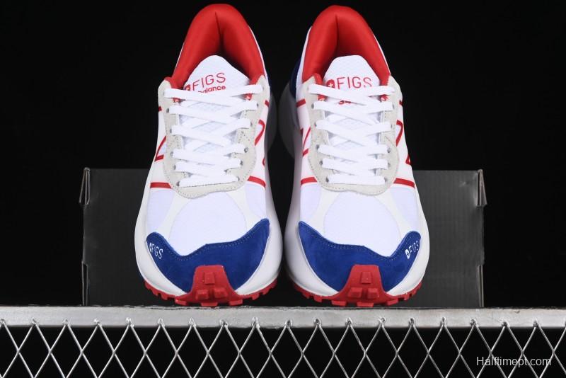 New Balance 3447 Series Retro Running Shoes with Textile and Leather Upper - U3447LA