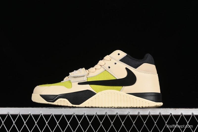 Nike Travis Scott x Jordan Cut The Check AJ1 Hook and Loop Fashion Basketball Shoes - FZ8117-102