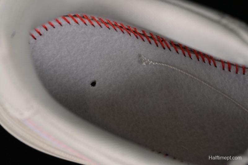 Nike Air Force 1 PLT AF ORM Triple White Low Top Casual Sneakers - DJ9946-108