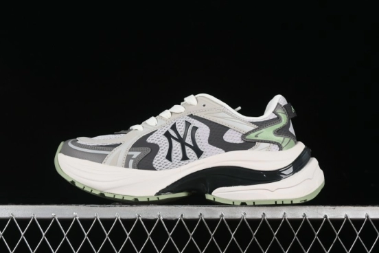 New York Yankees MLB Bigball Chunky Curve Thick Sole Casual Sneakers - 3ARNSPL4N50GRS