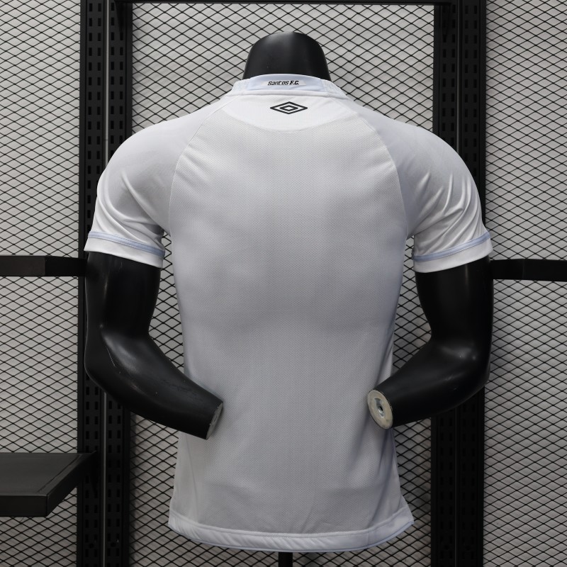 Player Version 25/26 Santos Home Jersey Without Sponsors