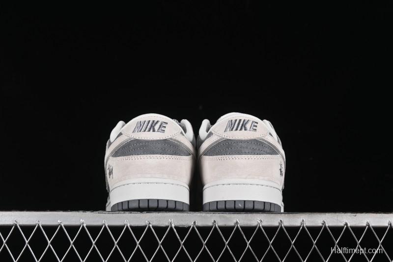 Nike SB Dunk Low Stussy Anniversary Edition Premium Custom Low-Top Casual Sneakers - XX2025-578