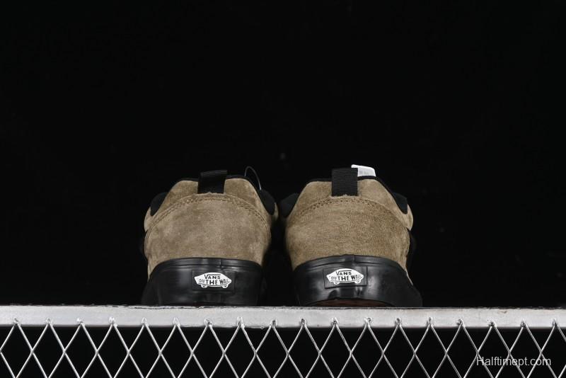 Vans Knu Skool DR Black Green New Series Chunky Sneakers - VN000CZU0BP