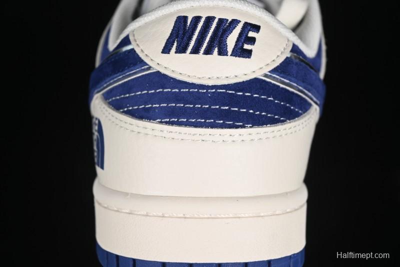 Nike SB Dunk Low The North Face Collaboration - Anniversary Edition Customized Low-Top Casual Skate Shoes - DQ10998-512