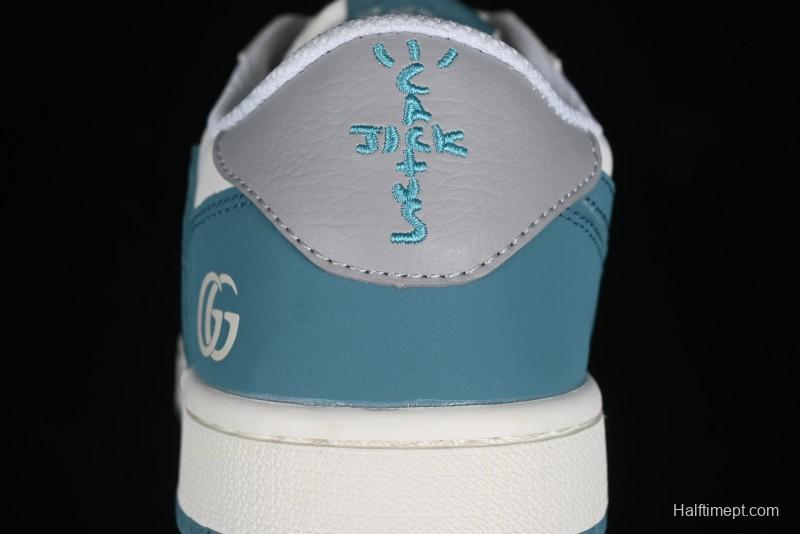 Nike Travis Scott x Fragment Design x Air Jordan 1 Low OG SP AJ1 Retro Sneakers - LJ5188-022