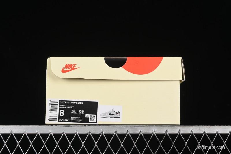 Nike SB Dunk Low Stussy Series - Battle Grey Black Hook Anniversary High-End Custom Low-Top Casual Skate Shoes - MM1089-027