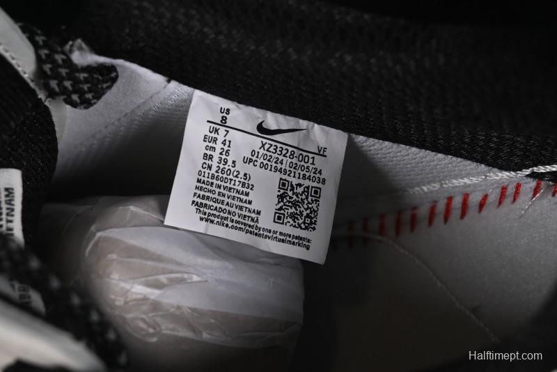 Nike Air Force 1 '07 Low Stussy Collaboration - White Black Low-Top Casual Sneakers - XZ3328-001