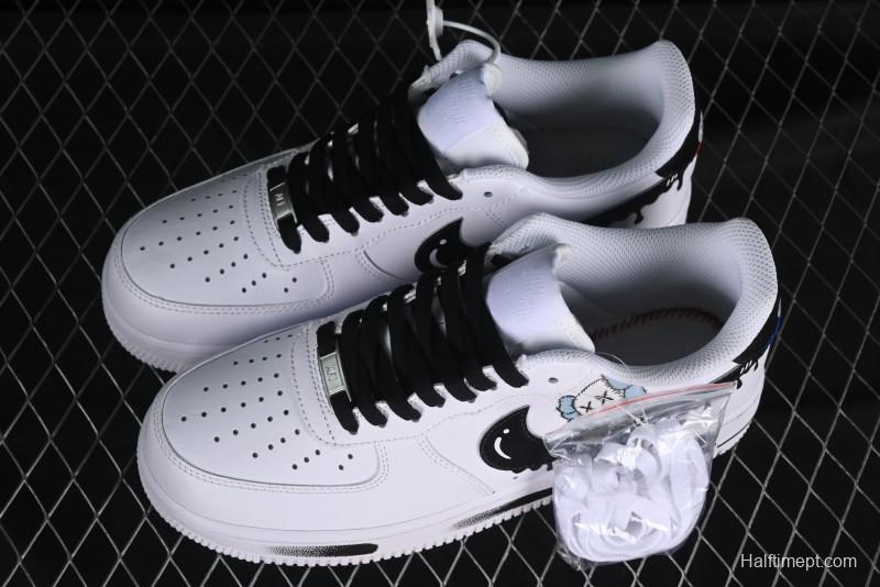 Nike Air Force 1 '07 Low Kaws Bear Collaboration Casual Sneakers - CW2288-111