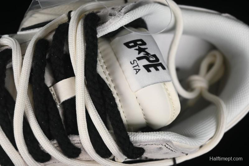 Nike SB Dunk Low BAPE Collaboration - Strap Black Hook Anniversary High-End Custom Low-Top Casual Skate Shoes SJ2068-299