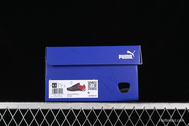 Puma Sparco Future Round Toe Lace-Up Low-Top Lifestyle Casual Shoes in Leather and Fabric - 307889-03